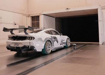 The Mustang GT at Windshear in 2022.